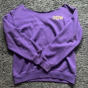 Vintage SCW Off The Shoulder Crewneck